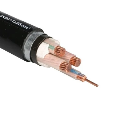 Kabel XLPE Twin Core 35mm 100mm Kabel EVA Kereta Api Konstruksi Industri Tembaga Tunggal